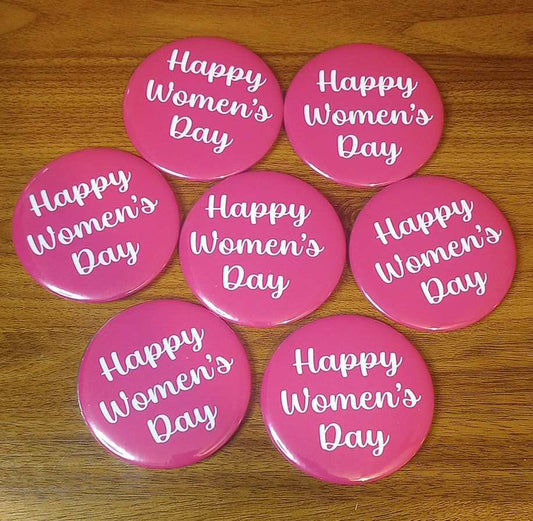 International Women's Pin Button-7