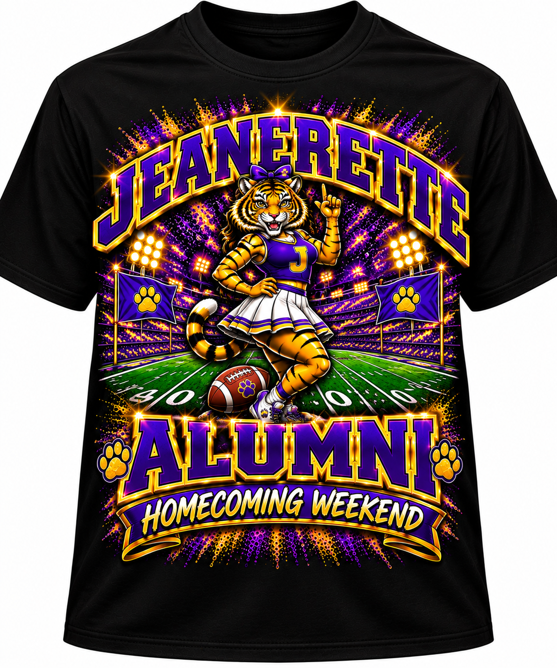 Jeanerette High Lady Tiger Shirt