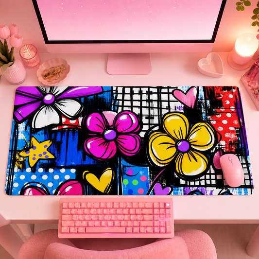 Daisies Office Desk Mat