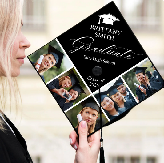 Customized Picture Grad Hat Topper